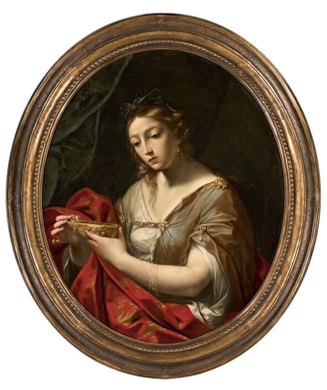 Artemisia con la tazza delle ceneri del marito - Cassa di Risparmio di cesena